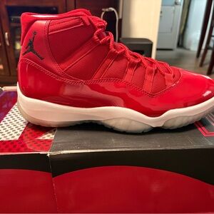 Jordan Men's Red High-Top Sneakers